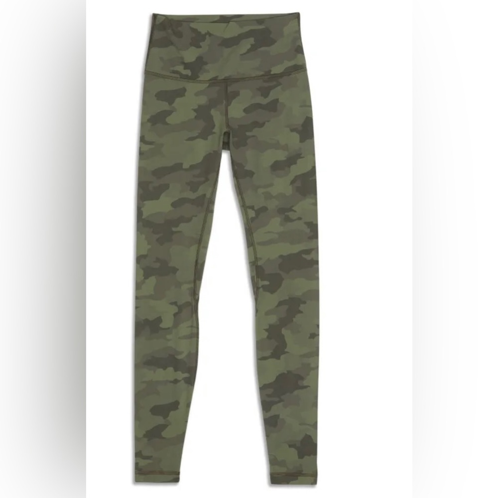 Lululemon Camo Green Leggings